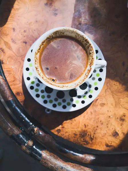 Drinking Tunisian Espresso Terrace