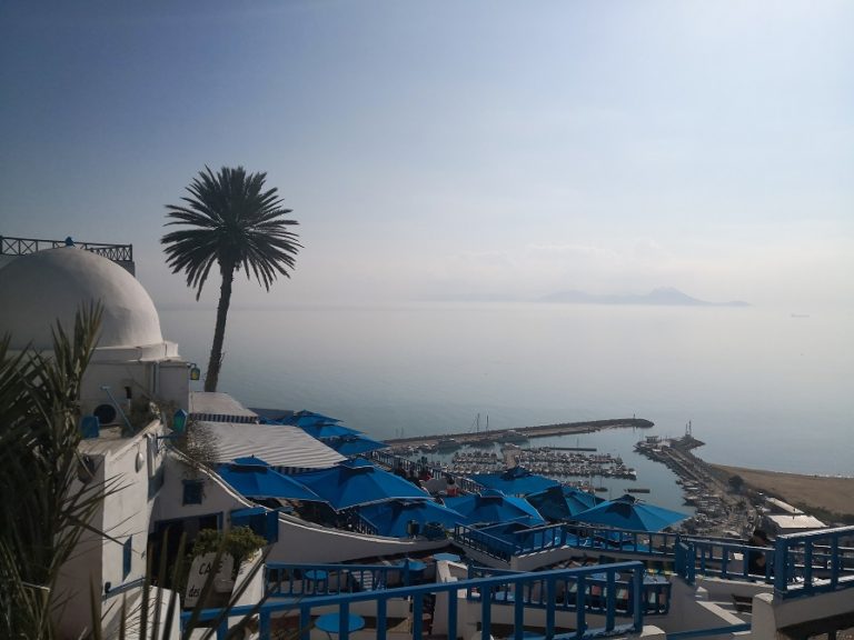 Sidi Bou Said Tunisia Panoramic View