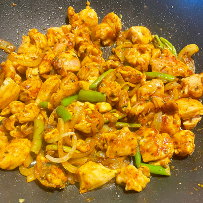 spicy chicken filling for baguette