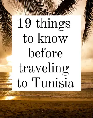 things to know before traveling to Tunisia